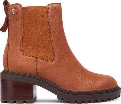 Botki jesienne Tommy Hilfiger ze sklepu: MODIVO w kategorii: Botki - zdjęcie WP-EBWP-BKLVO-LN0_0000305551580