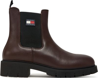 Tommy Jeans - Botki jesienne ze sklepu: MODIVO w kategorii: Botki - zdjęcie WP-EBWP-BKLVO-LN0_0000305553454
