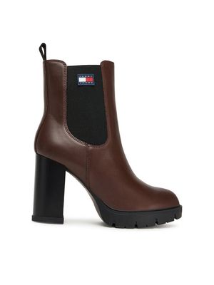 Botki jesienne Tommy Jeans ze sklepu: MODIVO w kategorii: Botki - zdjęcie WP-EBWP-BKLVO-LN0_0000305553539