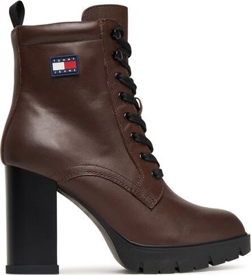 Botki jesienne Tommy Jeans ze sklepu: MODIVO w kategorii: Botki - zdjęcie WP-EBWP-BKLVO-LN0_0000305553577