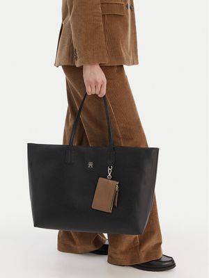 Shopper bag elegancka Tommy Hilfiger ze sklepu: MODIVO w kategorii: Torby Shopper bag - zdjęcie WP-EBWP-BKLVO-LN0_0000305556196