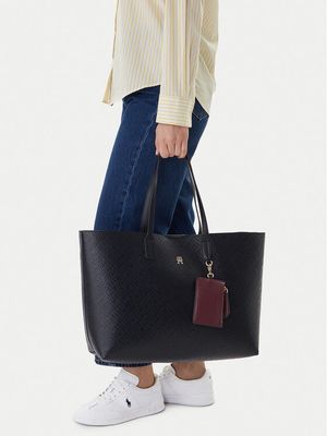 Shopper bag elegancka Tommy Hilfiger ze sklepu: MODIVO w kategorii: Torby Shopper bag - zdjęcie WP-EBWP-BKLVO-LN0_0000305556219