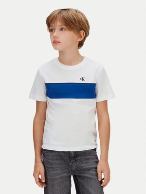 T-shirt chłopięce na lato Calvin Klein Jeans ze sklepu: MODIVO w kategorii: T-shirty chłopięce - zdjęcie WP-EBWP-BKLVO-LN0_0000305560162