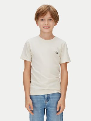 T-shirt chłopięce na lato Calvin Klein Jeans ze sklepu: MODIVO w kategorii: T-shirty chłopięce - zdjęcie WP-EBWP-BKLVO-LN0_0000305560476
