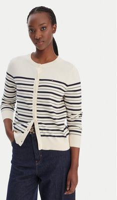 Sweter damski casual na zimę Tommy Hilfiger ze sklepu: MODIVO w kategorii: Swetry damskie - zdjęcie WP-EBWP-BKLVO-LN0_0000305560506