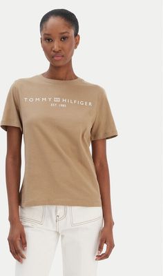 Bluzka damska w stylu młodzieżowym Tommy Hilfiger ze sklepu: MODIVO w kategorii: Bluzki damskie - zdjęcie WP-EBWP-BKLVO-LN0_0000305560711