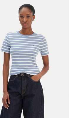 Bluzka damska casual Tommy Hilfiger ze sklepu: MODIVO w kategorii: Bluzki damskie - zdjęcie WP-EBWP-BKLVO-LN0_0000305560773