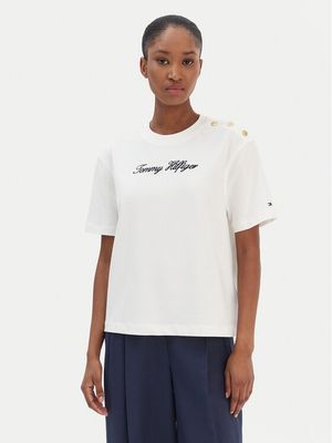 Bluzka damska młodzieżowa Tommy Hilfiger ze sklepu: MODIVO w kategorii: Bluzki damskie - zdjęcie WP-EBWP-BKLVO-LN0_0000305560865