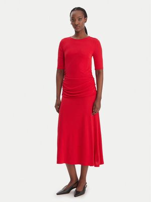 Tommy Hilfiger - Sukienka rozkloszowana wiosenna ze sklepu: MODIVO w kategorii: Sukienki - zdjęcie WP-EBWP-BKLVO-LN0_0000305560957