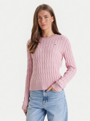 Sweter damski casual Tommy Hilfiger ze sklepu: MODIVO w kategorii: Swetry damskie - zdjęcie WP-EBWP-BKLVO-LN0_0000305561251