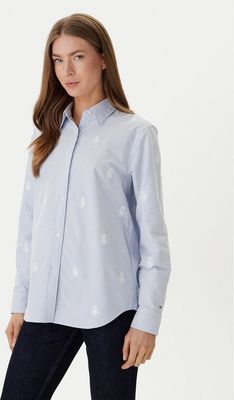 Koszula damska na wiosnę Tommy Hilfiger ze sklepu: MODIVO w kategorii: Koszule damskie - zdjęcie WP-EBWP-BKLVO-LN0_0000305561428