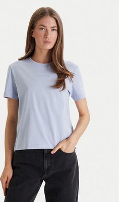 Bluzka damska Calvin Klein ze sklepu: MODIVO w kategorii: Bluzki damskie - zdjęcie WP-EBWP-BKLVO-LN0_0000305562135