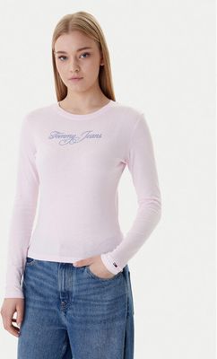 Bluzka damska na wiosnę Tommy Jeans ze sklepu: MODIVO w kategorii: Bluzki damskie - zdjęcie WP-EBWP-BKLVO-LN0_0000305563132