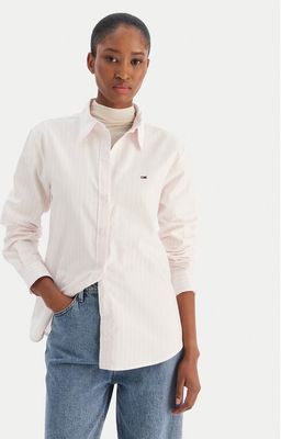Koszula damska elegancka Tommy Jeans ze sklepu: MODIVO w kategorii: Koszule damskie - zdjęcie WP-EBWP-BKLVO-LN0_0000305563477