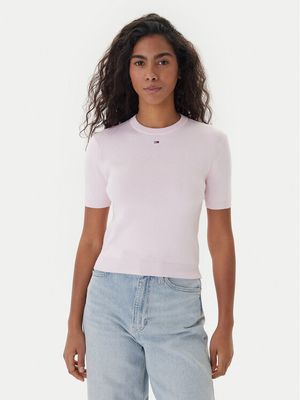 Bluzka damska wiosenna casualowa Tommy Jeans ze sklepu: MODIVO w kategorii: Bluzki damskie - zdjęcie WP-EBWP-BKLVO-LN0_0000305563538