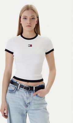 Tommy Jeans - Bluzka damska casualowa ze sklepu: MODIVO w kategorii: Bluzki damskie - zdjęcie WP-EBWP-BKLVO-LN0_0000305563910