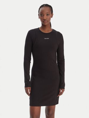 Sukienka casual Calvin Klein Jeans ze sklepu: MODIVO w kategorii: Sukienki - zdjęcie WP-EBWP-BKLVO-LN0_0000305564160