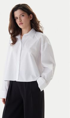 Koszula damska elegancka Calvin Klein Jeans ze sklepu: MODIVO w kategorii: Koszule damskie - zdjęcie WP-EBWP-BKLVO-LN0_0000305564221