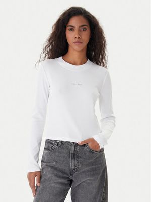 Bluzka damska wiosenna Calvin Klein Jeans ze sklepu: MODIVO w kategorii: Bluzki damskie - zdjęcie WP-EBWP-BKLVO-LN0_0000305564689