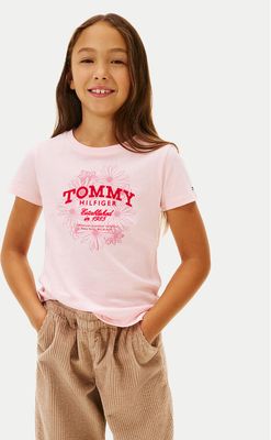 Tommy Hilfiger - Bluzka dziewczęca na lato ze sklepu: MODIVO w kategorii: Bluzki dziewczęce - zdjęcie WP-EBWP-BKLVO-LN0_0000305565297