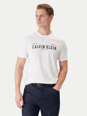 T-shirt męski na wiosnę Calvin Klein Jeans ze sklepu: MODIVO w kategorii: T-shirty męskie - zdjęcie WP-EBWP-BKLVO-LN0_0000305566874
