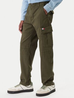 Spodnie męskie na jesień casual Tommy Jeans ze sklepu: MODIVO w kategorii: Spodnie męskie - zdjęcie WP-EBWP-BKLVO-LN0_0000305567185