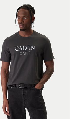 T-shirt męski w stylu młodzieżowym Calvin Klein ze sklepu: MODIVO w kategorii: T-shirty męskie - zdjęcie WP-EBWP-BKLVO-LN0_0000305567758