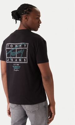 Tommy Jeans - T-shirt męski w stylu młodzieżowym ze sklepu: MODIVO w kategorii: T-shirty męskie - zdjęcie WP-EBWP-BKLVO-LN0_0000305568021