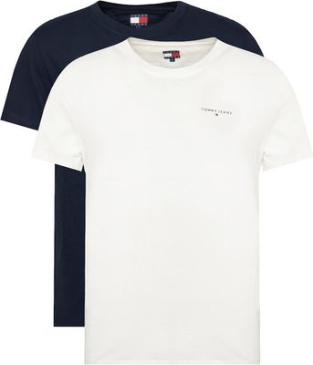 Tommy Jeans - T-shirt męski na wiosnę casual ze sklepu: MODIVO w kategorii: T-shirty męskie - zdjęcie WP-EBWP-BKLVO-LN0_0000305568045