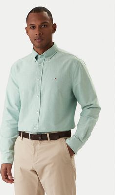 Koszula męska Tommy Hilfiger ze sklepu: MODIVO w kategorii: Koszule męskie - zdjęcie WP-EBWP-BKLVO-LN0_0000305568731