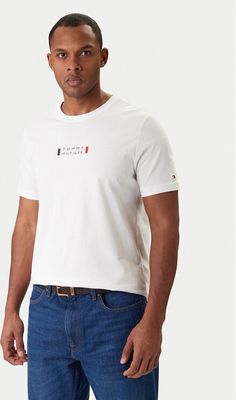 T-shirt męski młodzieżowy Tommy Hilfiger ze sklepu: MODIVO w kategorii: T-shirty męskie - zdjęcie WP-EBWP-BKLVO-LN0_0000305569158