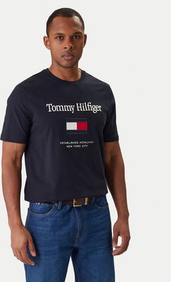 T-shirt męski w stylu młodzieżowym na wiosnę Tommy Hilfiger ze sklepu: MODIVO w kategorii: T-shirty męskie - zdjęcie WP-EBWP-BKLVO-LN0_0000305569226