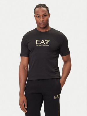 T-shirt męski w stylu młodzieżowym EA7 Emporio Armani ze sklepu: MODIVO w kategorii: T-shirty męskie - zdjęcie WP-EBWP-BKLVO-LN0_0000305570925