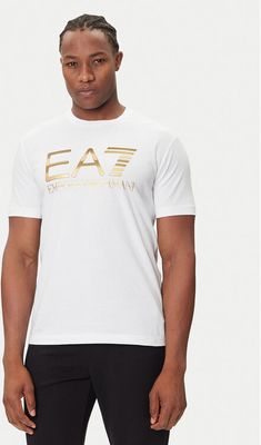 EA7 Emporio Armani - T-shirt męski młodzieżowy na wiosnę ze sklepu: MODIVO w kategorii: T-shirty męskie - zdjęcie WP-EBWP-BKLVO-LN0_0000305571601