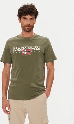 T-shirt męski Napapijri ze sklepu: MODIVO w kategorii: T-shirty męskie - zdjęcie WP-EBWP-BKLVO-LN0_0000305571960