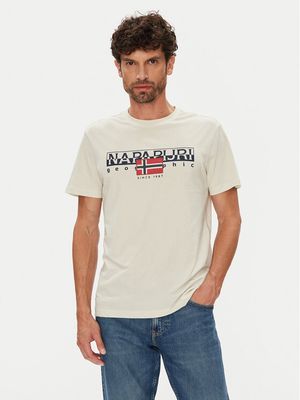 T-shirt męski młodzieżowy Napapijri ze sklepu: MODIVO w kategorii: T-shirty męskie - zdjęcie WP-EBWP-BKLVO-LN0_0000305571977