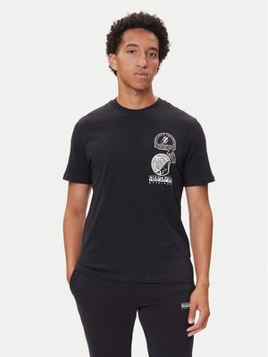 Napapijri - T-shirt męski w sportowym stylu ze sklepu: MODIVO w kategorii: T-shirty męskie - zdjęcie WP-EBWP-BKLVO-LN0_0000305572608