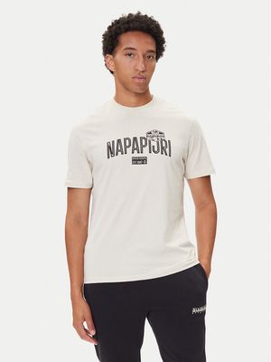 T-shirt męski Napapijri ze sklepu: MODIVO w kategorii: T-shirty męskie - zdjęcie WP-EBWP-BKLVO-LN0_0000305572639