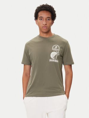 T-shirt męski młodzieżowy Napapijri ze sklepu: MODIVO w kategorii: T-shirty męskie - zdjęcie WP-EBWP-BKLVO-LN0_0000305572646
