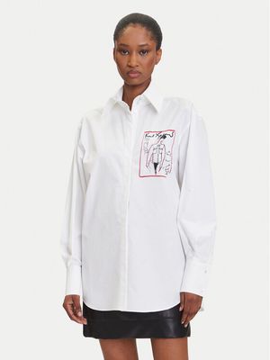 Karl Lagerfeld - Koszula damska na wiosnę ze sklepu: MODIVO w kategorii: Koszule damskie - zdjęcie WP-EBWP-BKLVO-LN0_0000305575241