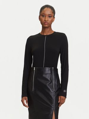 Bluzka damska casual Karl Lagerfeld ze sklepu: MODIVO w kategorii: Bluzki damskie - zdjęcie WP-EBWP-BKLVO-LN0_0000305575425