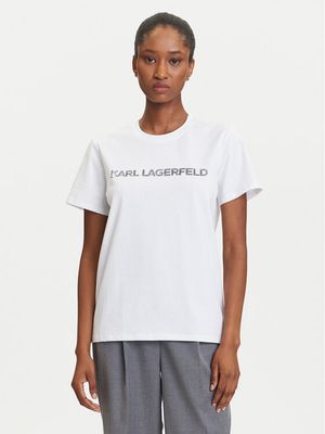 Bluzka damska Karl Lagerfeld ze sklepu: MODIVO w kategorii: Bluzki damskie - zdjęcie WP-EBWP-BKLVO-LN0_0000305575586