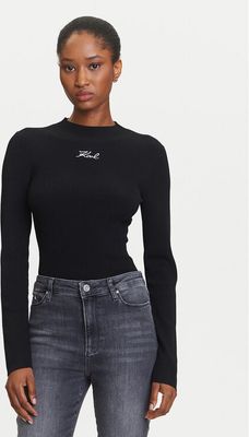 Sweter damski Karl Lagerfeld ze sklepu: MODIVO w kategorii: Swetry damskie - zdjęcie WP-EBWP-BKLVO-LN0_0000305575630