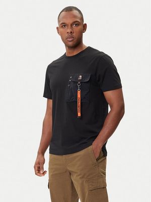 T-shirt męski na lato Parajumpers ze sklepu: MODIVO w kategorii: T-shirty męskie - zdjęcie WP-EBWP-BKLVO-LN0_0000305576514