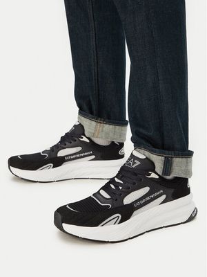 Buty sportowe męskie wiosenne EA7 Emporio Armani ze sklepu: MODIVO w kategorii: Buty sportowe męskie - zdjęcie WP-EBWP-BKLVO-LN0_0000305576996