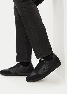Buty sportowe męskie jesienne EA7 Emporio Armani ze sklepu: MODIVO w kategorii: Buty sportowe męskie - zdjęcie WP-EBWP-BKLVO-LN0_0000305577368