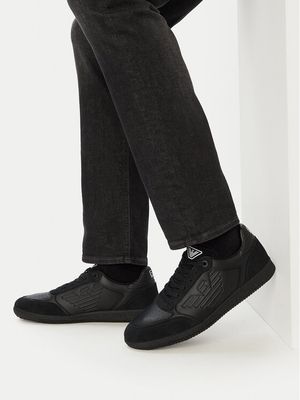 Buty sportowe męskie jesienne EA7 Emporio Armani ze sklepu: MODIVO w kategorii: Buty sportowe męskie - zdjęcie WP-EBWP-BKLVO-LN0_0000305577368
