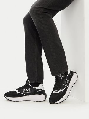 Buty sportowe męskie wiosenne EA7 Emporio Armani ze sklepu: MODIVO w kategorii: Buty sportowe męskie - zdjęcie WP-EBWP-BKLVO-LN0_0000305577405