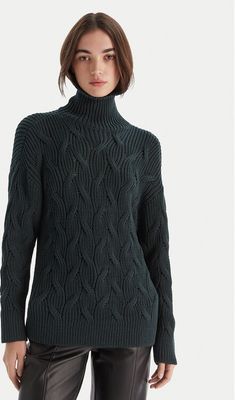 Sweter damski casualowy Armani Exchange ze sklepu: MODIVO w kategorii: Swetry damskie - zdjęcie WP-EBWP-BKLVO-LN0_0000305580924