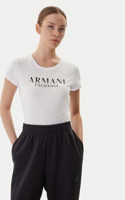 Bluzka damska Armani Exchange ze sklepu: MODIVO w kategorii: Bluzki damskie - zdjęcie WP-EBWP-BKLVO-LN0_0000305581037
